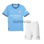 Camiseta Manchester City Primera Equipación 2024/2025 Niño Kit