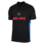 Camiseta Barcelona x Travis Scott Limited Edition Segunda Equipación 2024/2025 Negro