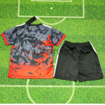 Camiseta Japón 2026 Edición Especial One Piece Negro/Rojo Niño Kit