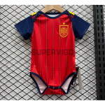 Camiseta España Primera Equipación 2025/2026 Rojo/Azul Baby