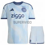 Camiseta Ajax Tercera Equipación 2026/2027 Azul Claro Niño Kit