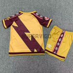 Camiseta Rayo Vallecano Tercera Equipación 2026/2027 Oro Niño Kit con Parche La Liga