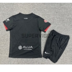 Camiseta RCD Mallorca Tercera Equipación 2025/2026 Negro Niño Kit con Parche La Liga