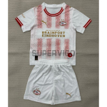 Camiseta PSV Eindhoven Cuarta Equipación 2025/2026 Blanco/Rojo Niño Kit