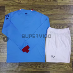Manchester City Soccer Jersey Home Long Sleeve Kit 2022/2023