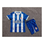 Camiseta Deportivo de La Coruña Primera Equipación 2026/2027 Azul/Blanco Niño Kit con Parche La Liga