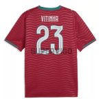 Camiseta Vitinha 23 Portugal Primera Equipación 2026 Rojo