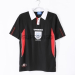 Camiseta Inglaterra Tercera Equipación Retro 1998 Negro