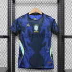 Camiseta Brasil Segunda Equipación Mundial 2026 Azul Mujer (EDICIÓN JUGADOR)