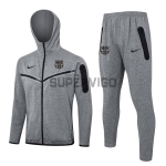 Chandal con Capucha Barcelona 2024/2025 Gris