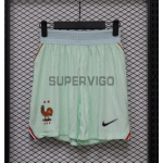 Pantalón Corto Francia Segunda Equipación Mundial 2026 Verde Menta (EDICIÓN JUGADOR)