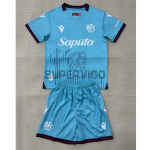 Camiseta Bologna Tercera Equipación 2025/2026 Azul Claro Niño Kit