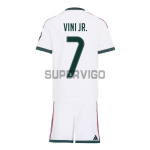 Camiseta VINI JR. 7 Real Madrid Primera Equipación 2026/2027 Blanco Niño Kit con Parche HP