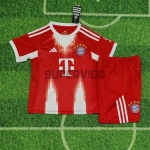 Camiseta Bayern Múnich Primera Equipación 2025/2026 Rojo Niño Kit