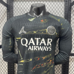 Camiseta PSG 2025/2026 Night Edition ML Negro (EDICIÓN JUGADOR)