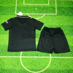 Camiseta Manchester City Segunda Equipación 2025/2026 Negro Niño Kit