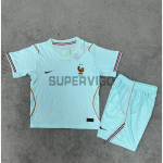 Camiseta Francia Segunda Equipación Mundial 2026 Verde Menta Niño Kit