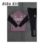 Sudadera De Entrenamiento Real Madrid 2025/2026 Niño Kit Rosa Apagado