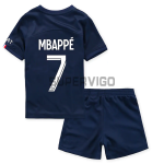 Mbappé 7 PSG Kid's Soccer Jersey Home 2022/2023