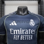 Camiseta Real Madrid Segunda Equipación 2025/2026 Azul Marino (EDICIÓN JUGADOR)