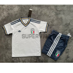 Camiseta Italia Segunda Equipación Mundial 2026 Blanco Niño Kit