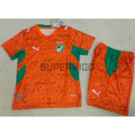 Camiseta Costa de Marfil Primera Equipación Mundial 2026 Naranja Niño Kit