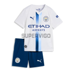 Camiseta Manchester City Tercera Equipación 2026/2027 Blanco Niño Kit