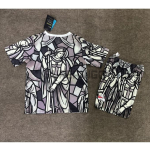 Camiseta Inglaterra x Palace 2026 Edición Especial Niño Kit Negro/Gris/Blanco