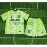 Camiseta Barcelona x Travis Scott Limited Edition Tercera Equipación 2024/2025 Verde Niño Kit