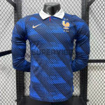 Camiseta Francia Primera Equipación Mundial 2026 ML Azul (EDICIÓN JUGADOR)