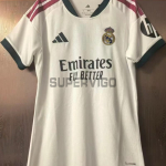 Camiseta Real Madrid Primera Equipación 2026/2027 Blanco Mujer con Parche HP