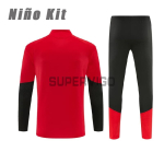 Sudadera de Entrenamiento Alemania 2026 Niño Kit Rojo