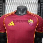 Camiseta AS Roma Primera Equipación 2025/2026 Rojo (EDICIÓN JUGADOR)