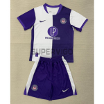 Camiseta Toulouse FC Primera Equipación 2025/2026 Morado/Blanco Niño Kit