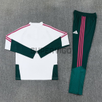 Sudadera De Entrenamiento Real Madrid 2026/2027 Blanco/Verde Oscuro