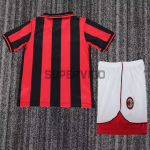 Camiseta AC Milan Primera Equipación Retro 1997/98 Rojo/Negro Niño Kit