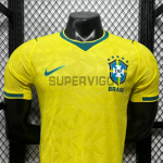Camiseta Brasil Primera Equipación Mundial 2026 Amarillo (EDICIÓN JUGADOR)