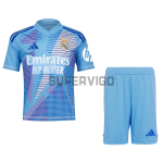 Camiseta De Portero Real Madrid 2024/2025 Niño Kit Azul