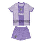 Camiseta Brighton Segunda Equipación 2025/2026 Morado Niño Kit