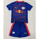 Camiseta Leipzig Segunda Equipación 2025/2026 Azul Niño Kit