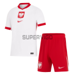 Camiseta Polonia Primera Equipación 2024 Niño Kit