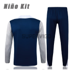 Sudadera De Entrenamiento Tottenham Hotspur 2025/2026 Niño Kit Azul Marino/Gris