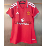 Camiseta Manchester United Primera Equipación 2026/2027 Rojo Mujer