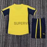 Camiseta Arsenal Segunda Equipación Retro 2000/01 Amarillo/Negro Niño Kit
