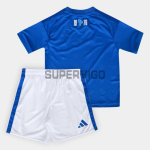 Camiseta Cruzeiro Primera Equipación 2026/2027 Azul/Blanco Niño Kit