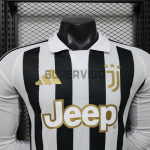Camiseta Juventus Primera Equipación 2026/2027 ML Negro/Blanco (EDICIÓN JUGADOR)