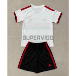 Camiseta Flamengo Segunda Equipación 2026/2027 Blanco Niño Kit