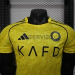 Camiseta Al Nassr Primera Equipación 2025/2026 Amarillo (EDICIÓN JUGADOR)