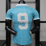 Camiseta 9 Olympique Marsella Retro 2026/2027 Azul Claro (EDICIÓN JUGADOR)