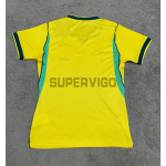 Camiseta Brasil Primera Equipación Mundial 2026 Amarillo Mujer